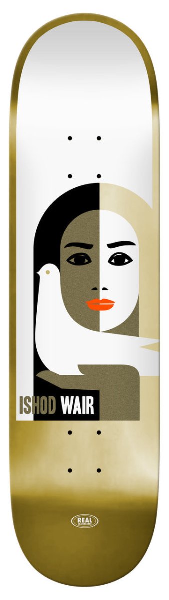 Real 8.25 Ishod Peace LTD Foil Skateboard Deck - Skateboard - Decks