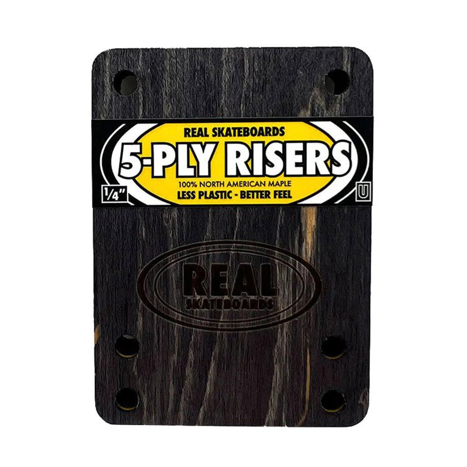 REAL Skateboards 5-Ply 1/4” Wooden Risers Universal - Skateboard - Risers