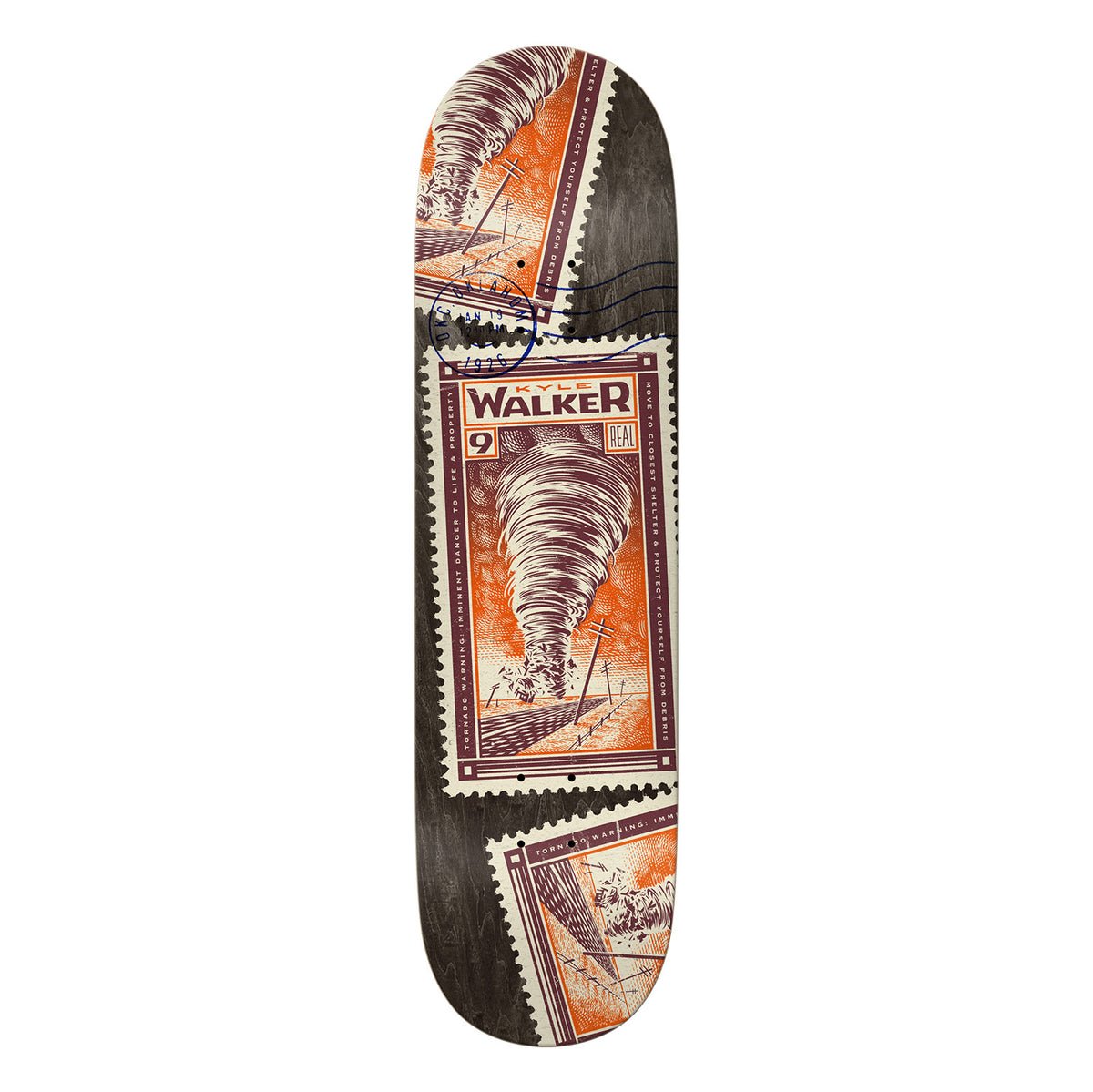 Real Walker Airmail 8.5" WB 14.38" Deck - Skateboard - Decks