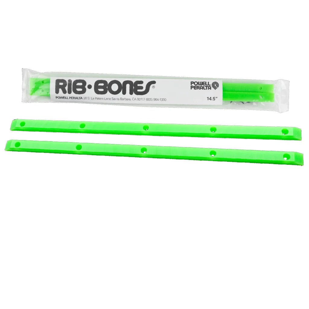 Rib Bone 14.5" Lime Green Rails -