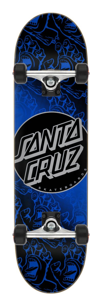 Santa Cruz 8.25" Other Dot Hands Large Skateboard Complete - Skateboard - Completes