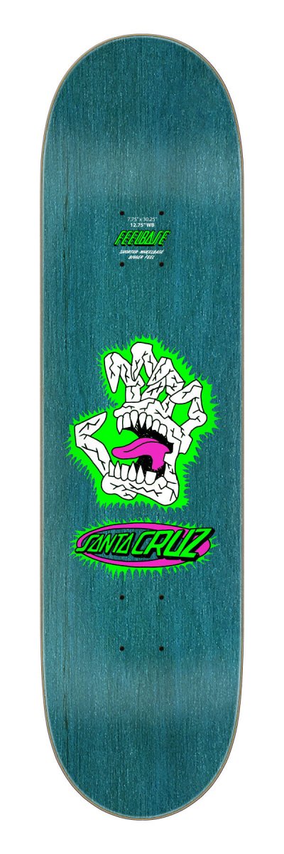 Santa Cruz FeelBase 7.75" Scribble Head 30.25" Wb:12.75" - Skateboard - Decks