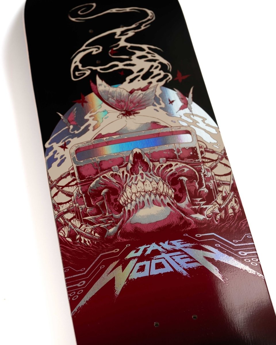 Santa Cruz Jake Wooten 8.5" Cyber VX Skateboard Deck - Skateboard - Decks