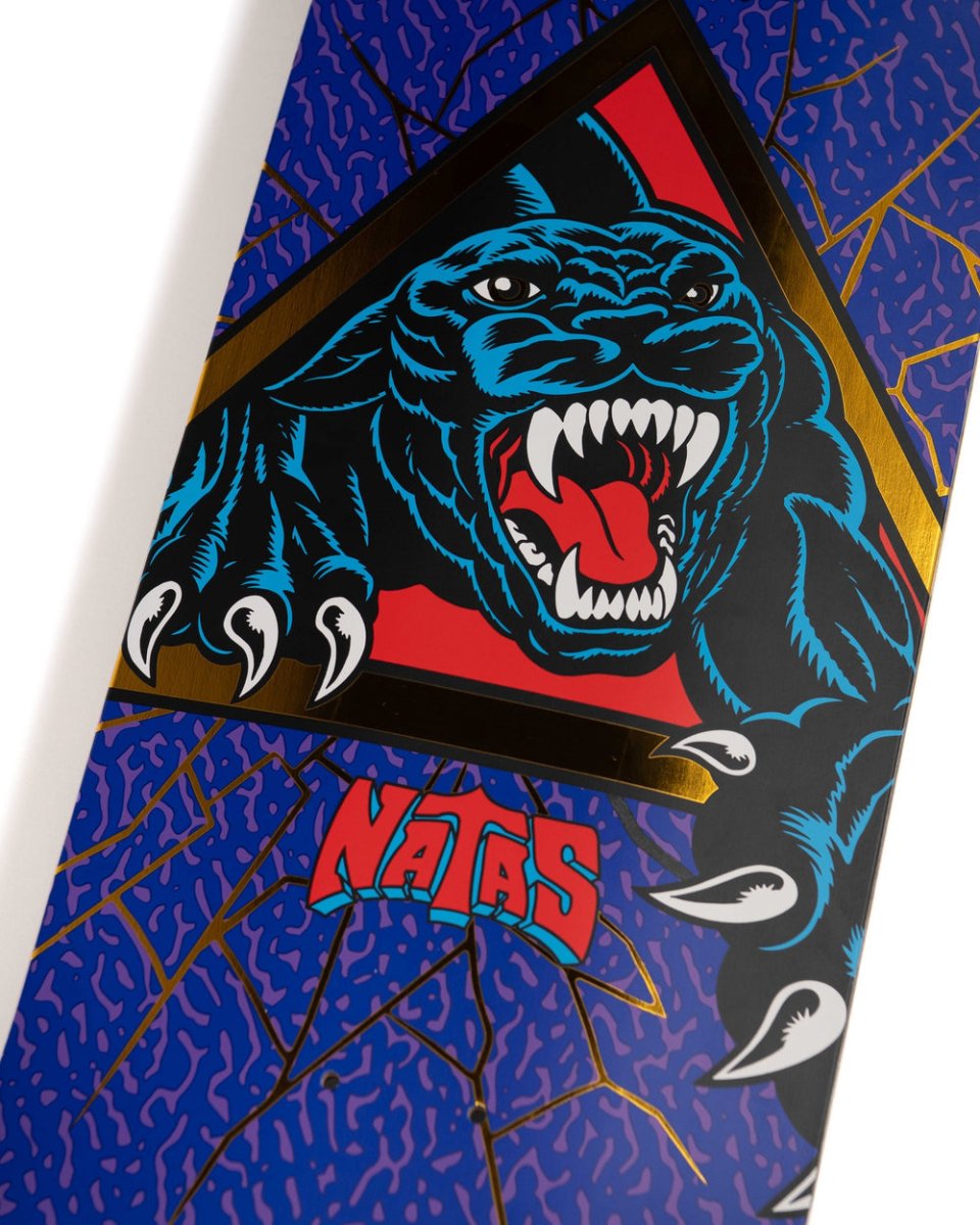 Santa Cruz Natas Shattered Panther VX 9.0" Skateboard Deck - Skateboard - Decks