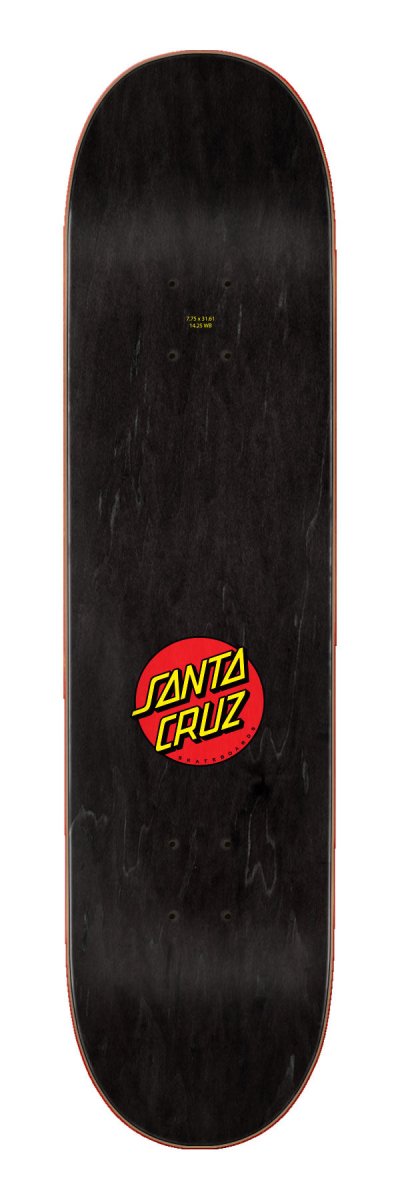 SC Classic Dot 7.75" Deck (Yellow) - Skateboard - Decks