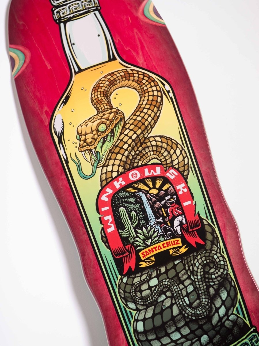 SC Winkowski Agave Snake Pro 10.35" Wb: 15" Skateboard Deck - Skateboard - Decks