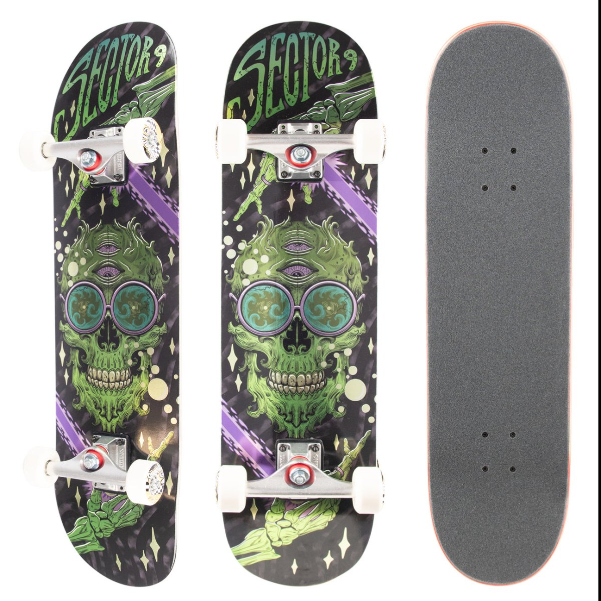 Sector 9 Death Ray 8.0" Skateboard Complete - Skateboard - Completes