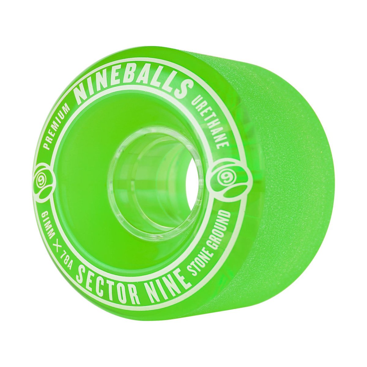 Sector 9 Nineball 78a 61mm (Green) Skateboard Wheels - Skateboard - Wheels