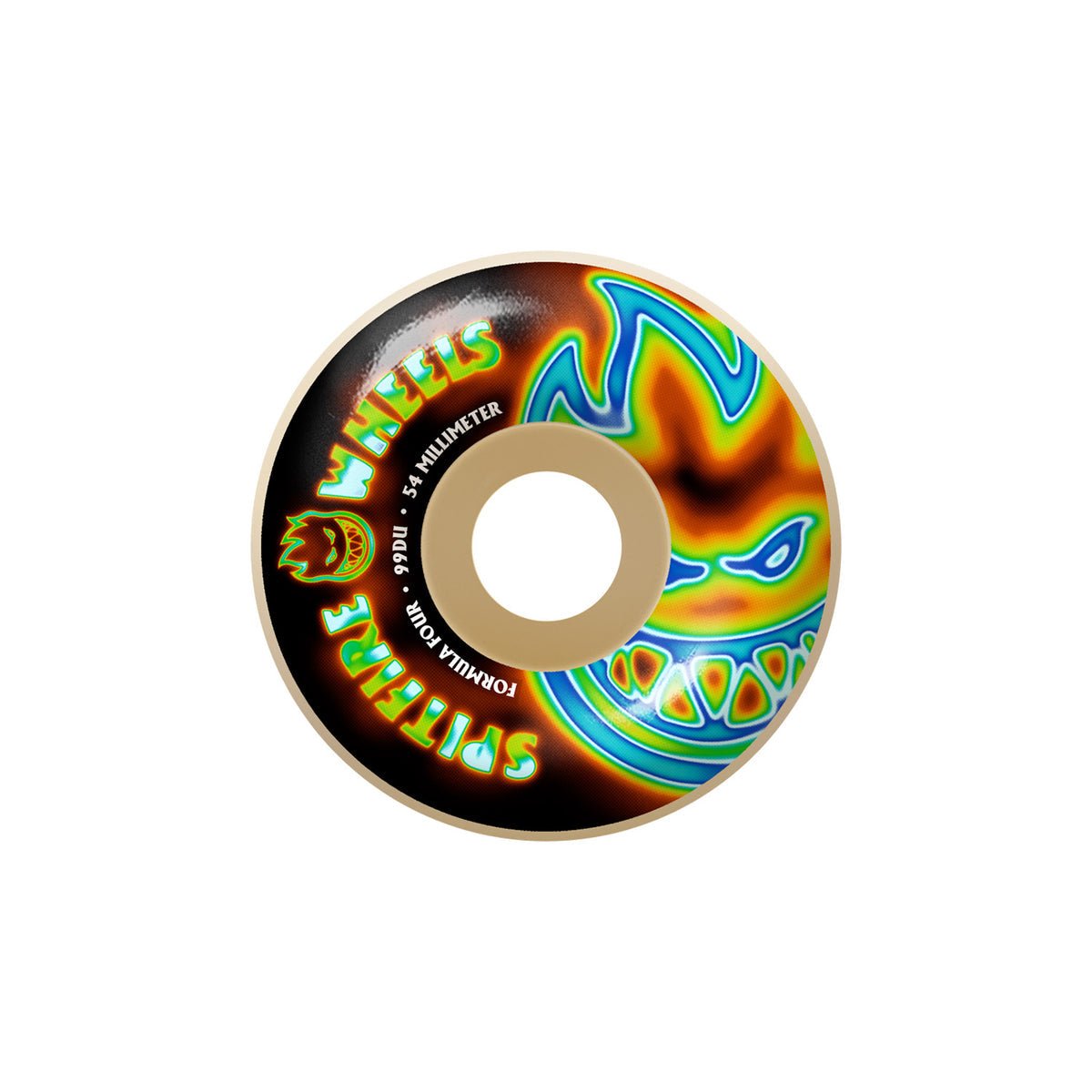 SF F4 99a Conical Full Radioactive BH 54mm (Natural) - Skateboard - Wheels