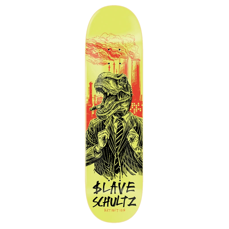 Slave Schultz Extinction 8.375" Deck Wb: 14.5" - Skateboard - Decks