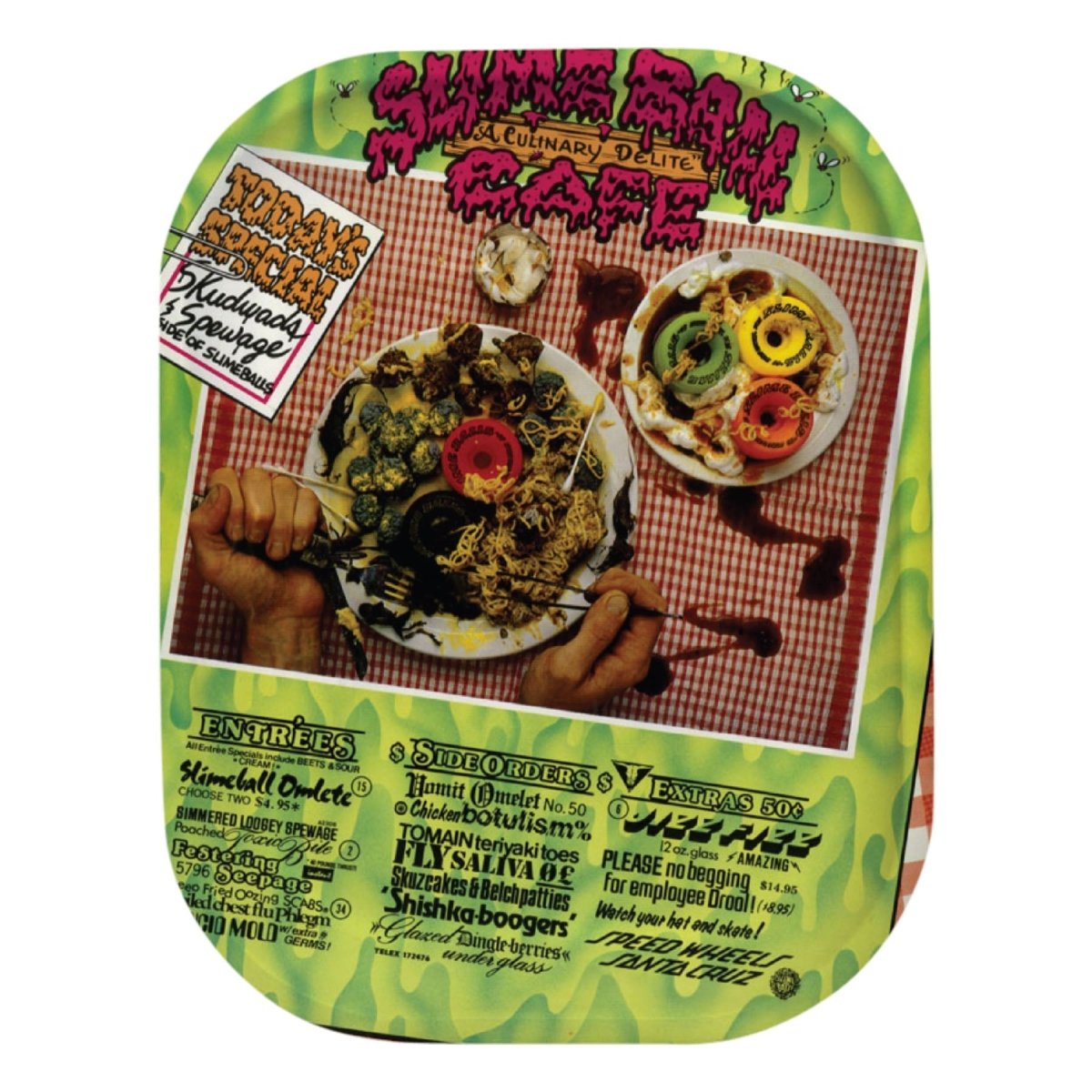 Slime Balls 60mm SB Cafe 78a Light Ups Green Skateboard Wheels - Skateboard - Wheels