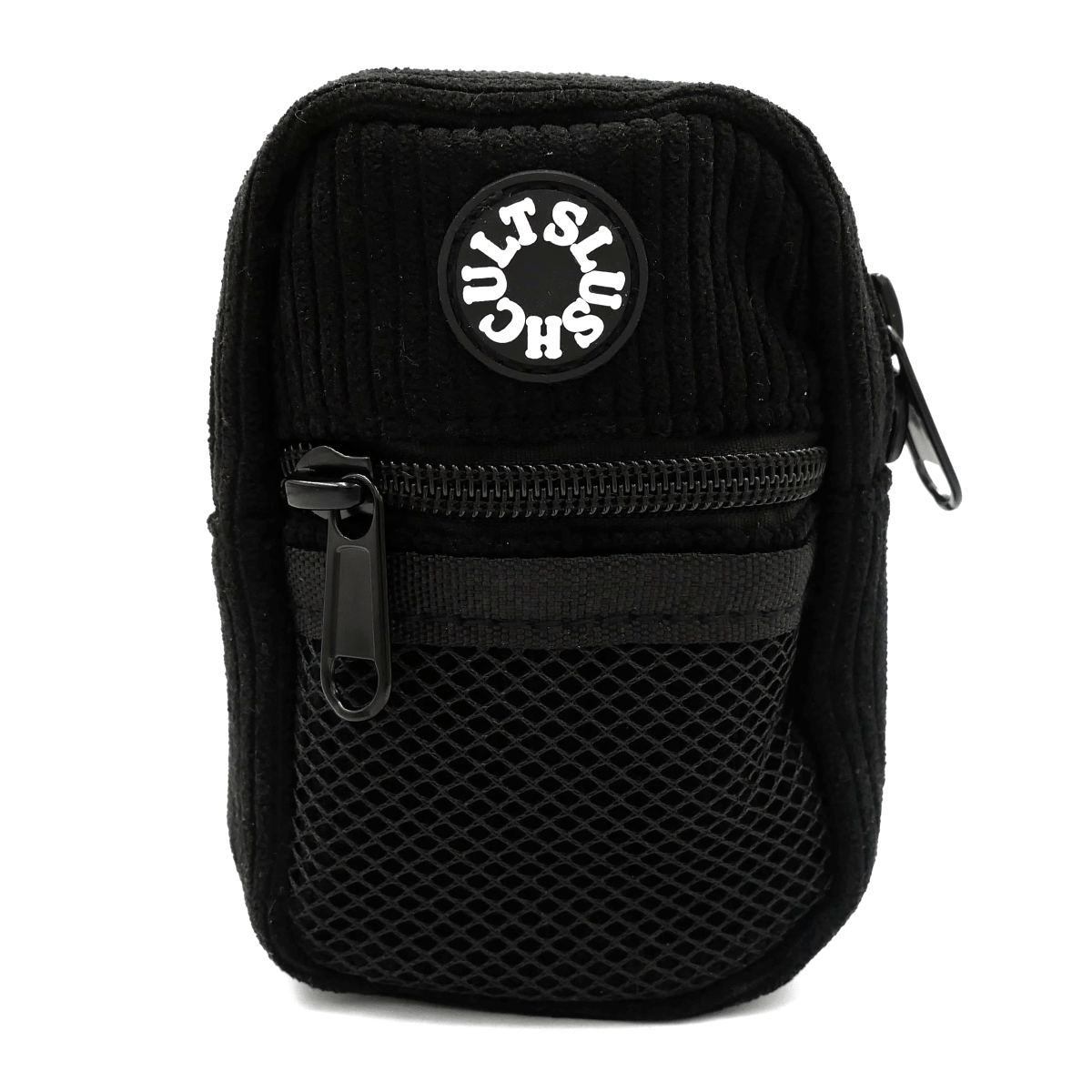 Slushcult Mini Side Bag - (Black Corduroy) -