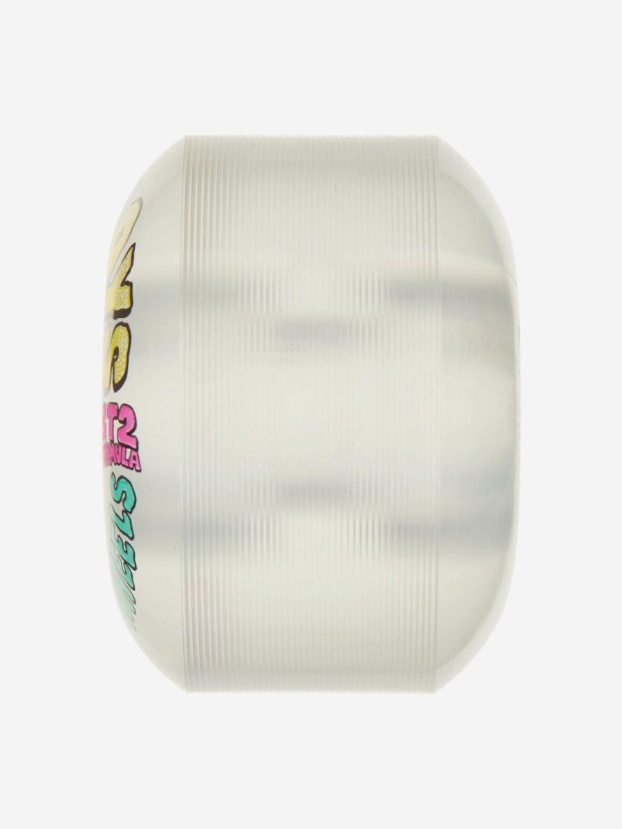 Snot 55mm Wide Boys 101A Clear/Yellow Skateboard Wheels - Skateboard - Wheels