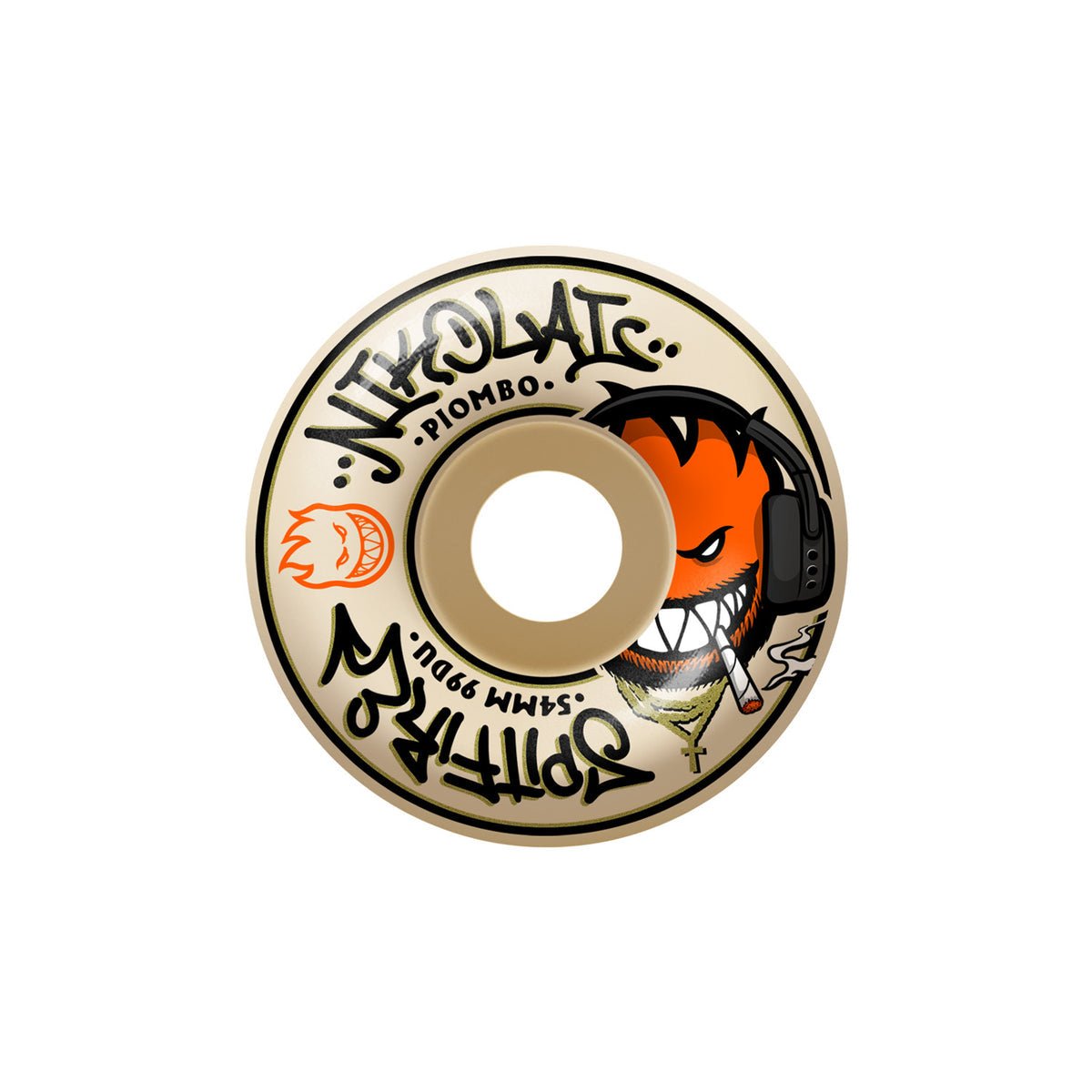 Spitfire F4 99a 54mm Nikolai Pro Edit Classic Formula Four Skateboard Wheel - Skateboard - Wheels
