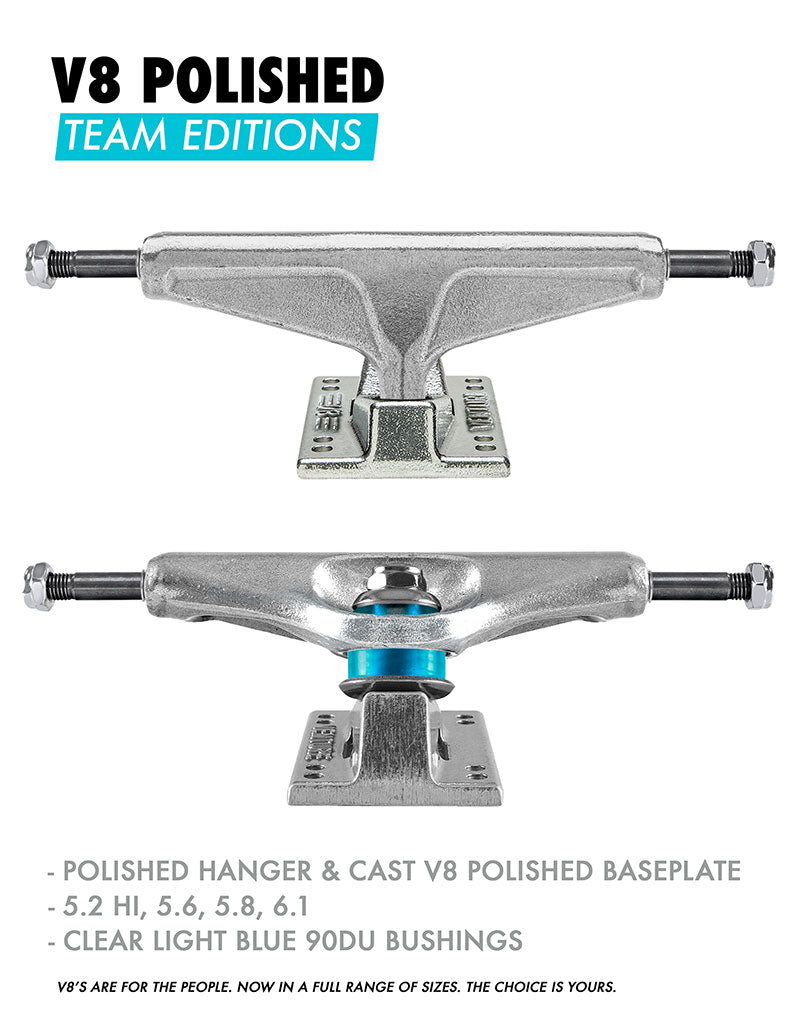 Venture V8 6.1 Polished Truck – Status Skateshop