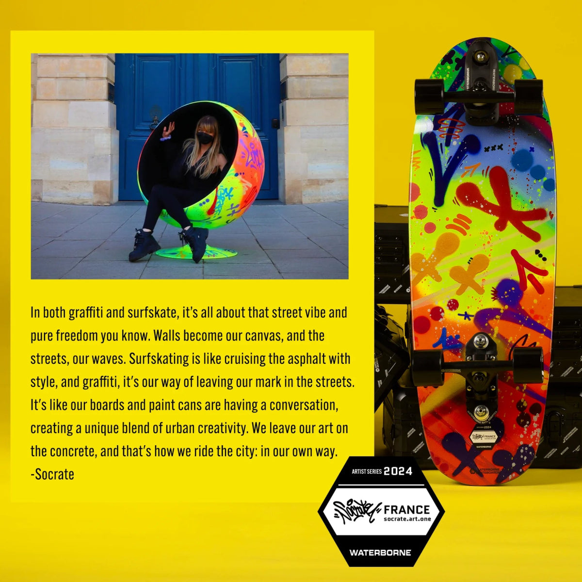 Waterborne 2024 Artist Series - Flow Glide – Status Skateshop