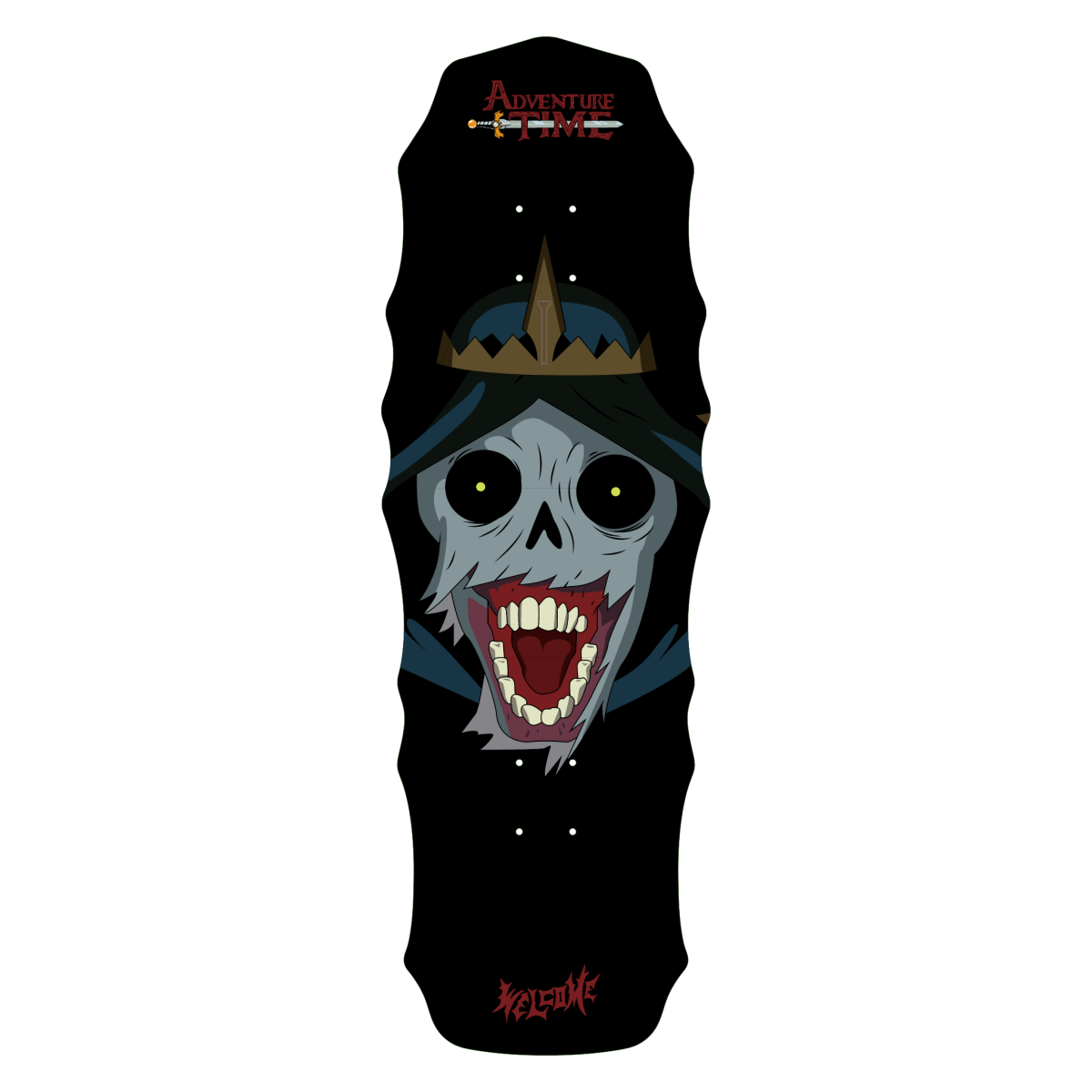 Welcome The Lich On Widow Black Dip Deck 10" - Skateboard - Decks