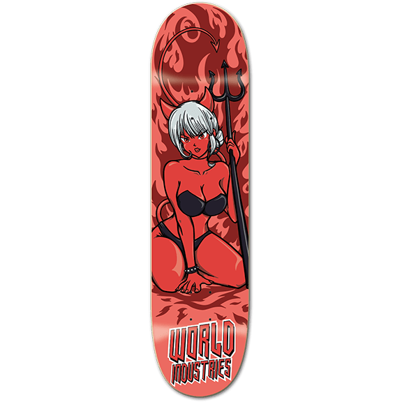 World Industries Devil Girl 8.3" Skateboard Deck - Skateboard - Decks