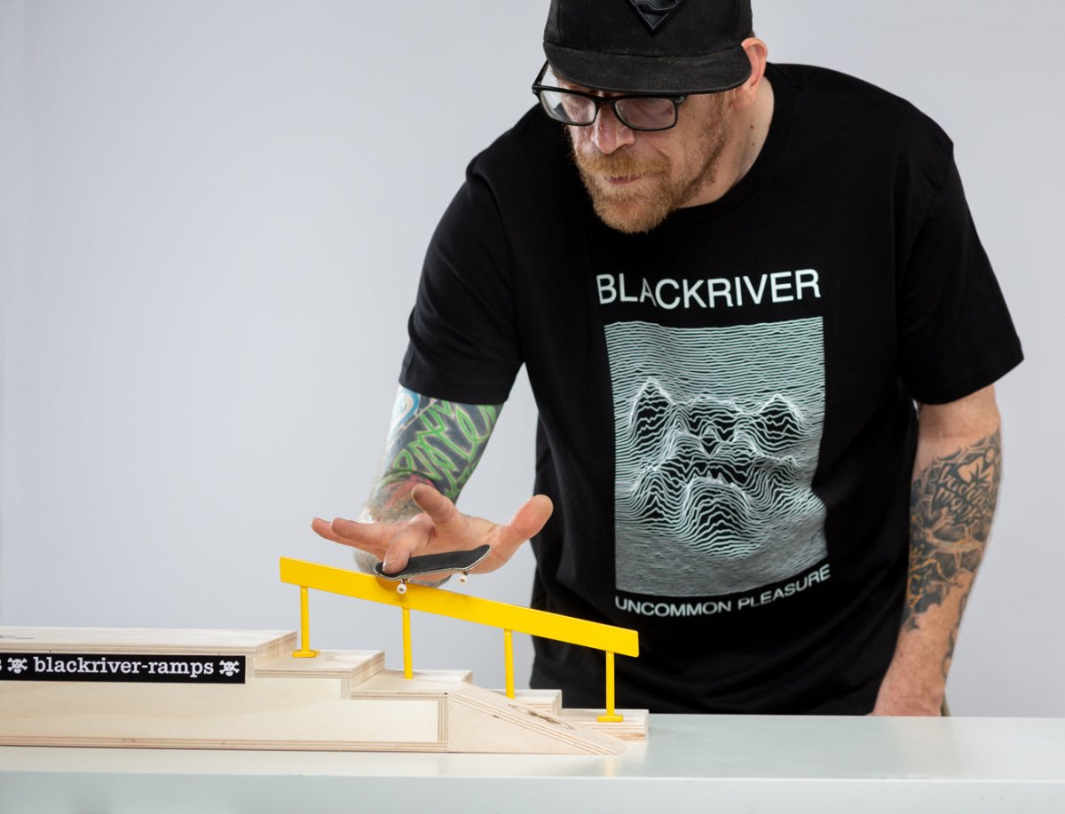+blackriver-ramps+ Stairset NEW square yellow - Fingerboard - FB Ramps