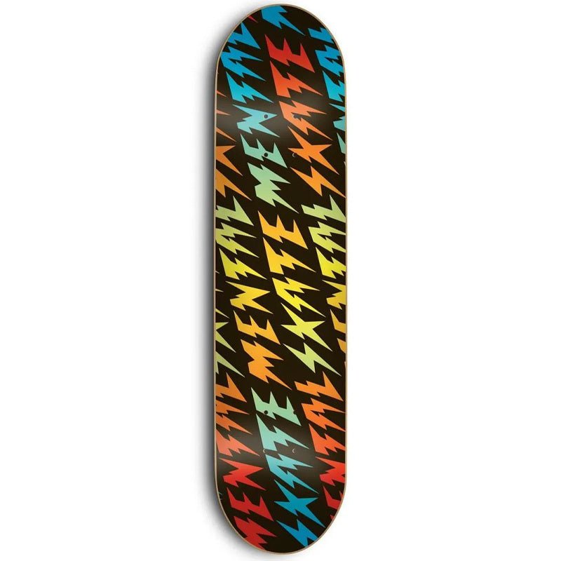 BLEM SALE - SKATE MENTAL TEAM BOLTS BLACK DECK 8.25