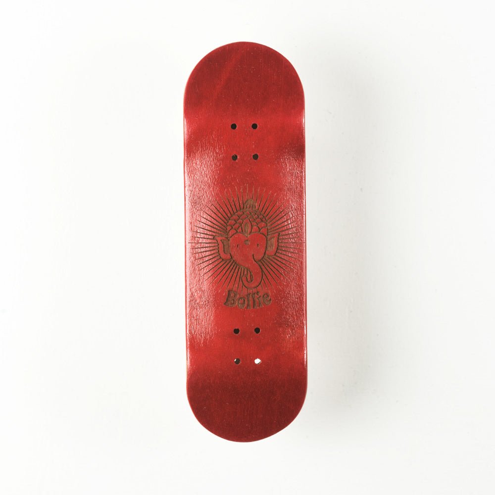 Bollie Fingerboard Mini Logo Set rot