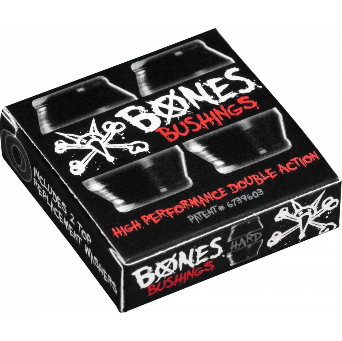 BONES BUSHINGS HARDCORE BLACK HARD