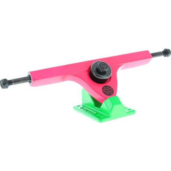 Caliber II 10.0 50° Longboard Truck (Acid Melon Pink/Green) - Longboard - Trucks