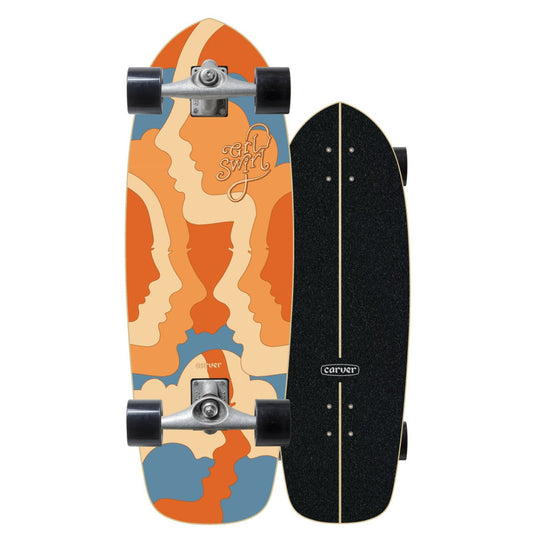 Carver CX Raw 29.5" GrlSwirl Silhouette Surfskate - Surfskate - Completes
