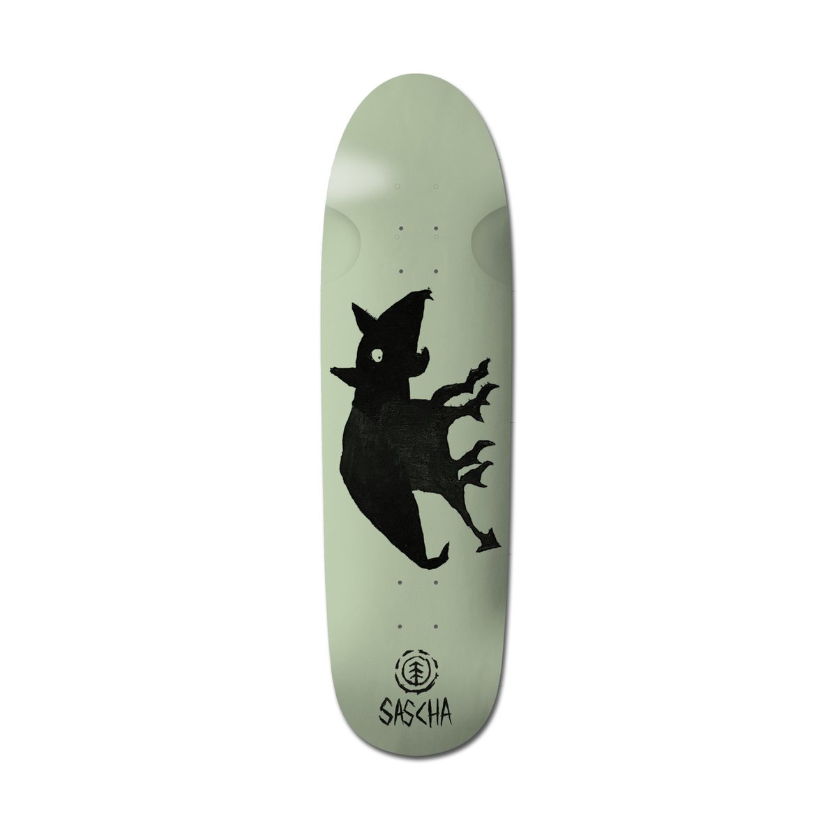 EL Sascha Demon Deck Shaped 8.87" - Skateboard - Decks