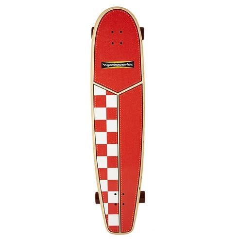 Hamboard 45" HHOP Carving Surfskates - Orange White Checker - Surfskate - Completes