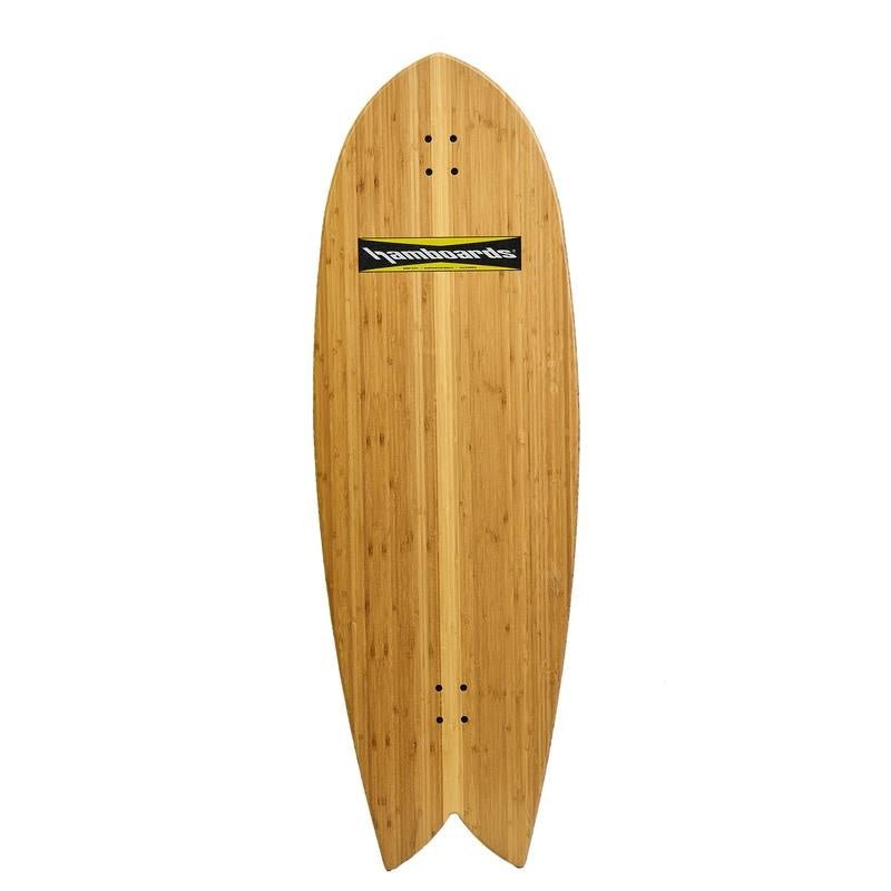 Hamboard Fish Natural Bamboo 53" - Surfskate - Completes