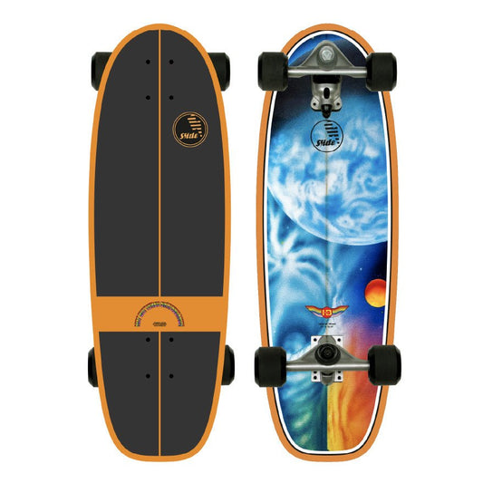 Hot Buttered Magic Egg Galactic Wheel Surfskate Slide 3.0 31x10.25 (Orange) - Surfskate - Completes