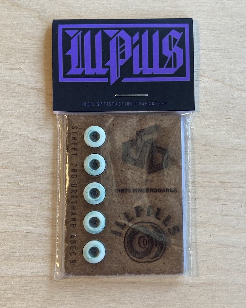 Illpills "Green/White" Street - Fingerboard - FB Wheels