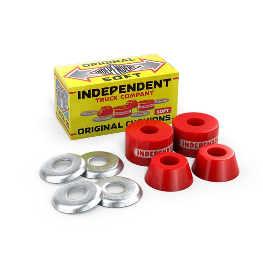 Independent Stage 4 Original Cushions Soft 90a (Red) - Skateboard - Bushings