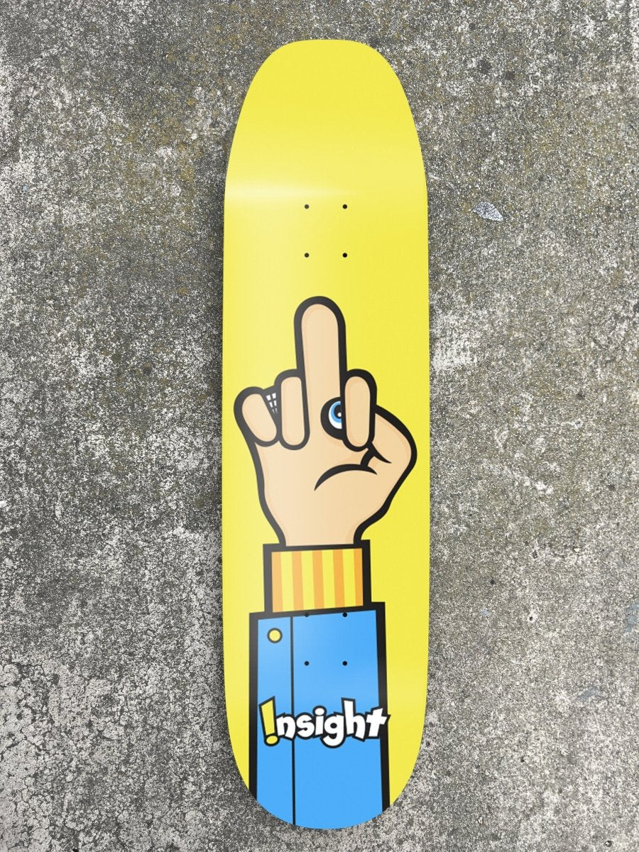Insight Finger Face Deck 8.5" WB 14.7" - Skateboard - Decks