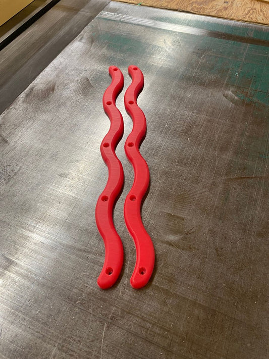 LJ Worm Jawns Rails - Red - Skateboard - Rails and Tails