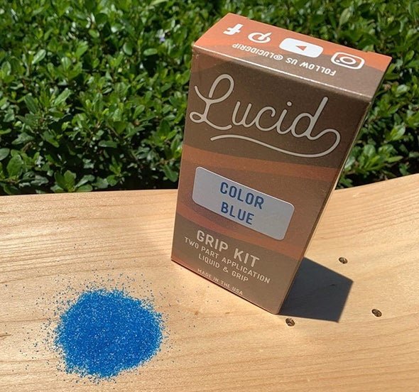 LUCID COLOR GRIP SPRAY ON BLUE - Skateboard - Griptape