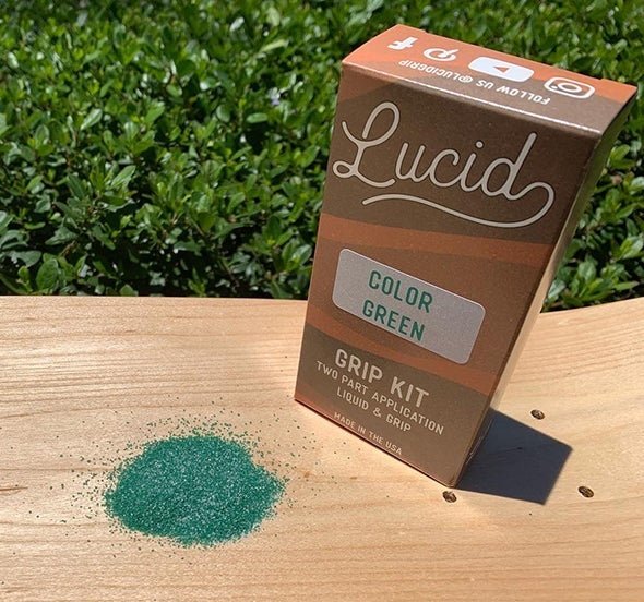 LUCID COLOR GRIP SPRAY ON GREEN - Skateboard - Griptape