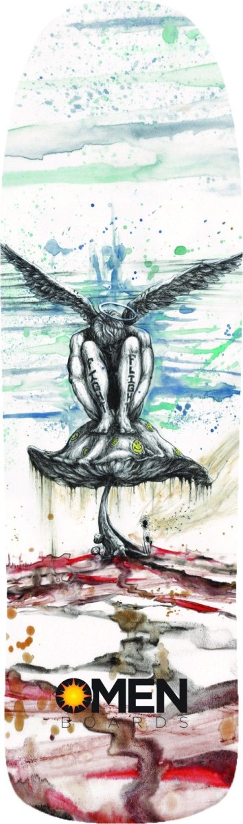 OMEN FIGHT OR FLIGHT DECK-9"x32 - Skateboard - Decks