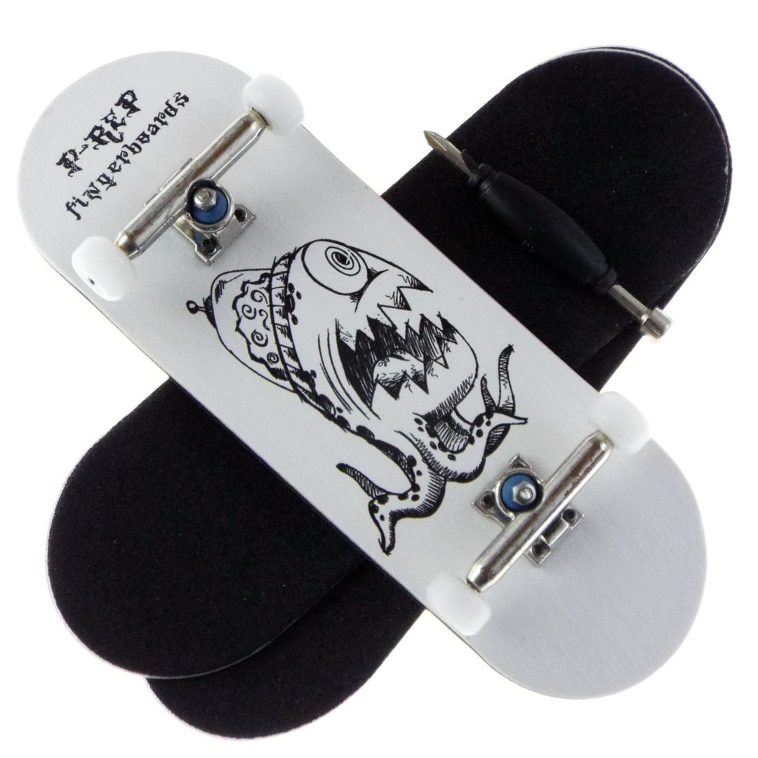 P-REP 32x97 Chromite Cmp - Alien brain - Fingerboard - FB Complete