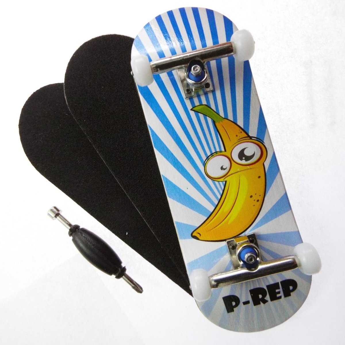 P-REP 32x97 Chromite Cmp - Banana - Fingerboard - FB Complete