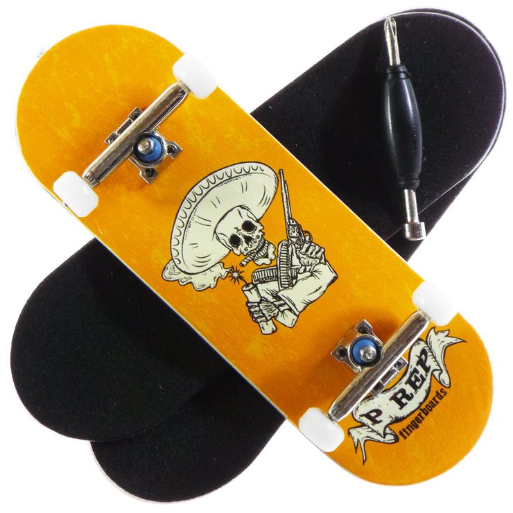 P-REP 32x97 Chromite Cmp - Bandito - Fingerboard - FB Complete