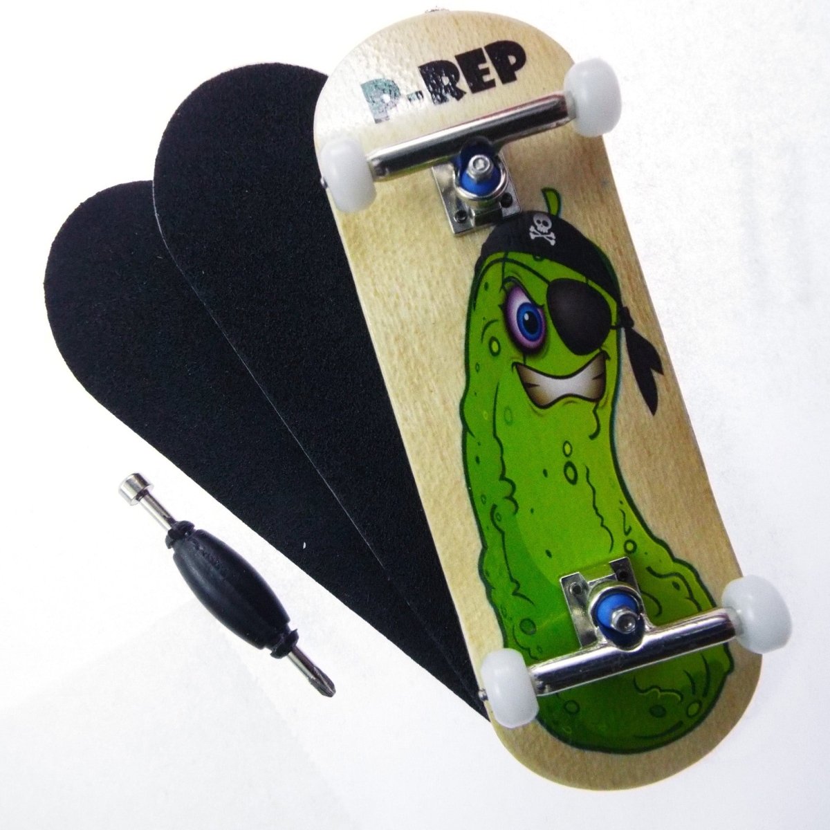 P-REP 32x97 Chromite Cmp - Pickle Pirate - Fingerboard - FB Complete