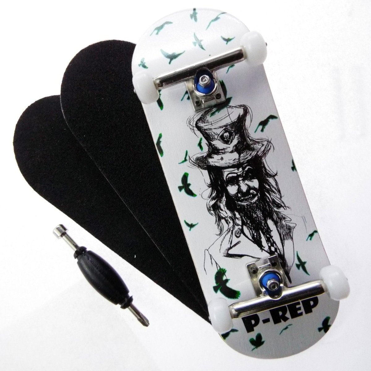 P-REP 32x97 Chromite Cmp - Unlucky - Fingerboard - FB Complete