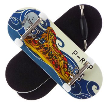 P-REP 34x97 Chromite Cmp - Eater Pizza - Fingerboard - FB Complete