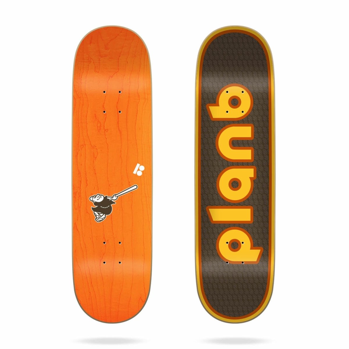 Plan B Retro 8.75" SD Padres Deck - Skateboard - Decks