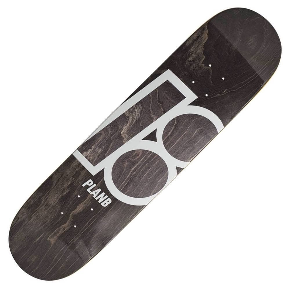 Plan B Stained Deck (Black) 8.125" - Skateboard - Decks