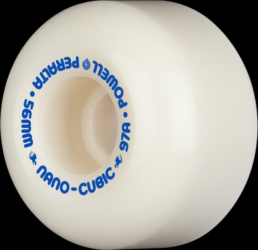 Pwl/P Dragon AA Nano Cubic 56x37mm 97a (Off White/Blue) - Skateboard - Wheels