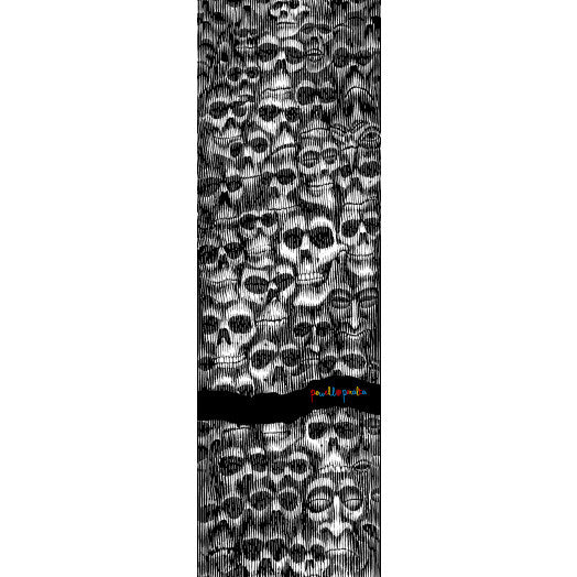 PWL/P GRIP SHEET 9x33 Color Me Skullz - Skateboard - Griptape