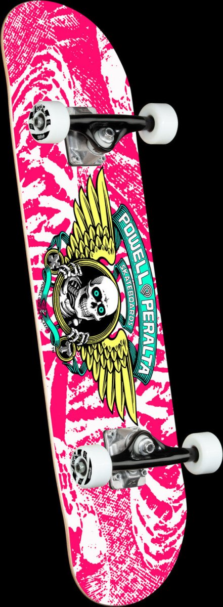 PWL/P WINGED RIPPER COMPLETE-7.0 White/PINK - Skateboard - Completes
